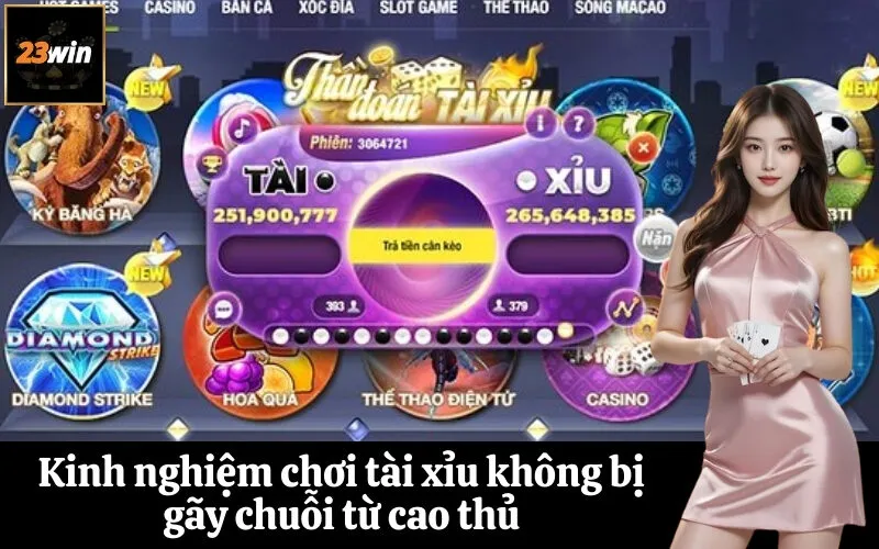 Kinh nghiệm chơi tài xỉu không bị gãy chuỗi từ cao thủ