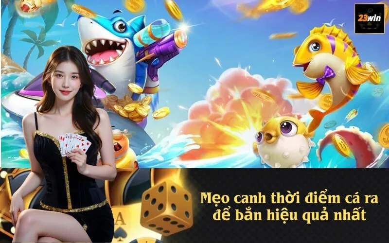 Mẹo canh thời điểm cá ra để bắn hiệu quả nhất